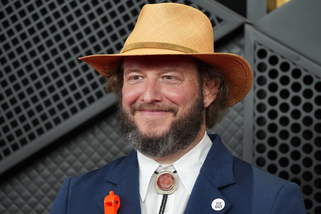 Justin Vernon at the Grammy Awards